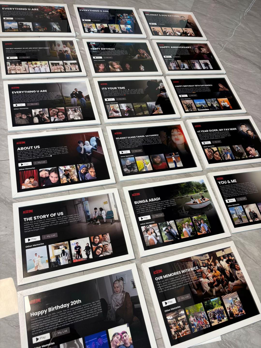 Pigora | Bingkai Foto Custom Layout Netflix