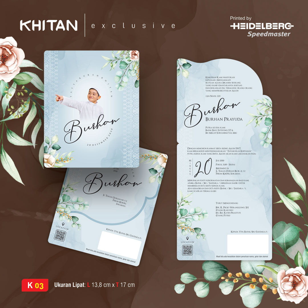 Undangan KHITAN | Seri Khitan Exclusive 03